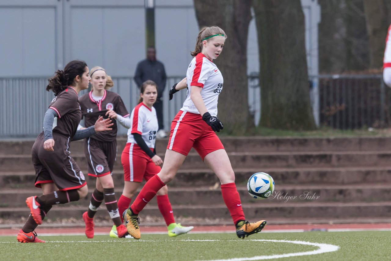 Bild 363 - B-Juniorinnen Walddoerfer - St.Pauli : Ergebnis: 4:1